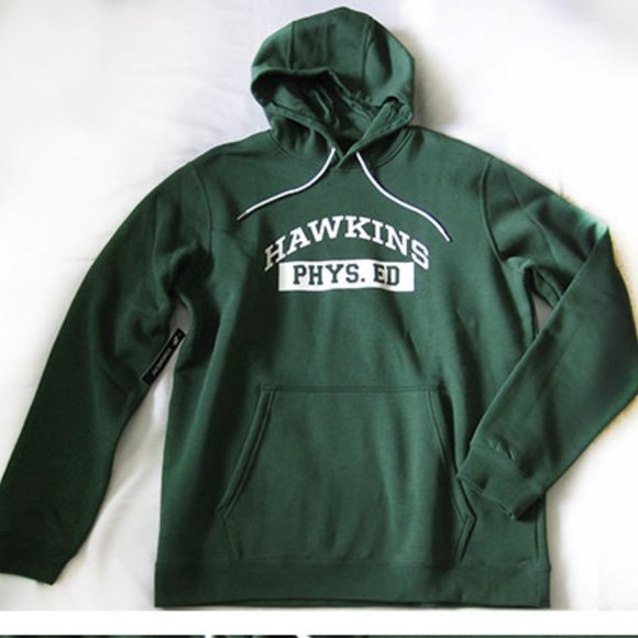 nike stranger things hoodie green